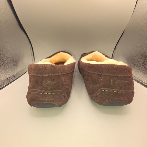UGG Men\'s Ascot Suede Slipper Espresso Brown Size 10 WITH BOX main image 6